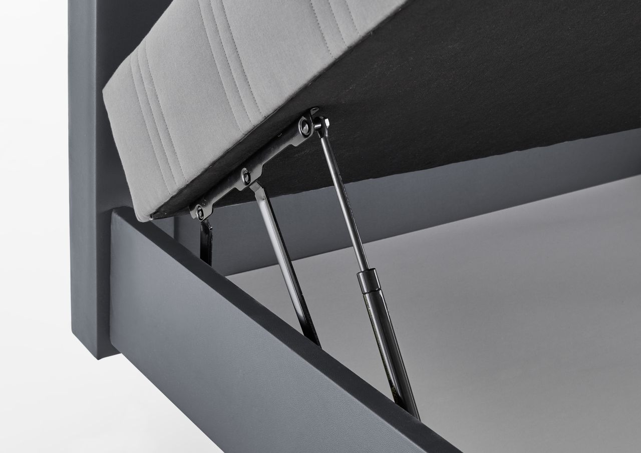 Relita Boxbett MINA mit LED grau 140x200