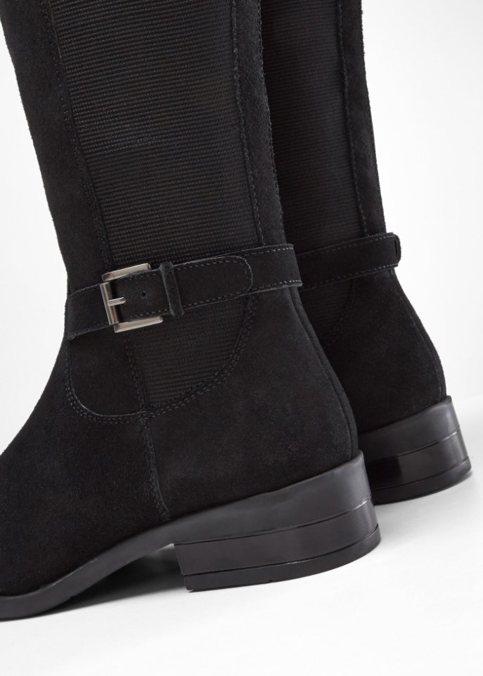 Weitschaftstiefel aus Leder