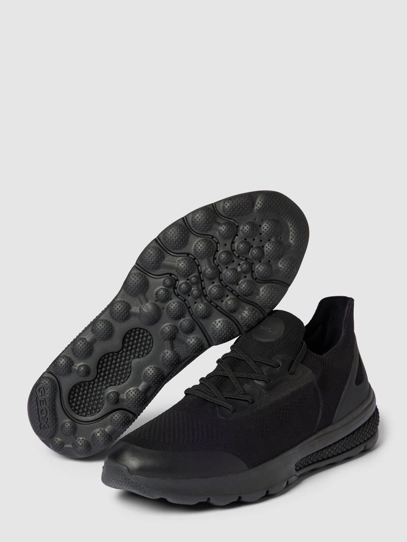 Sock-Sneaker mit Label-Detail Modell 'SPHERICA' in schwarz