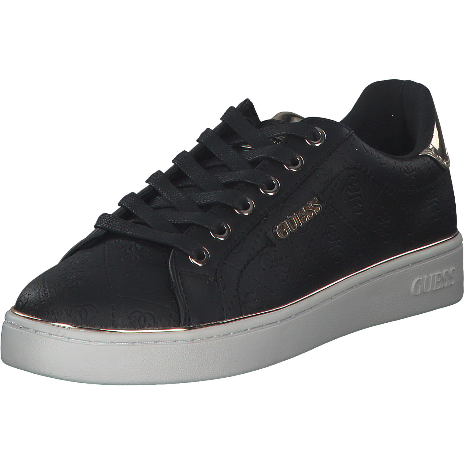 Guess Beckie FL5BEK, Sneakers Low, Damen, black
