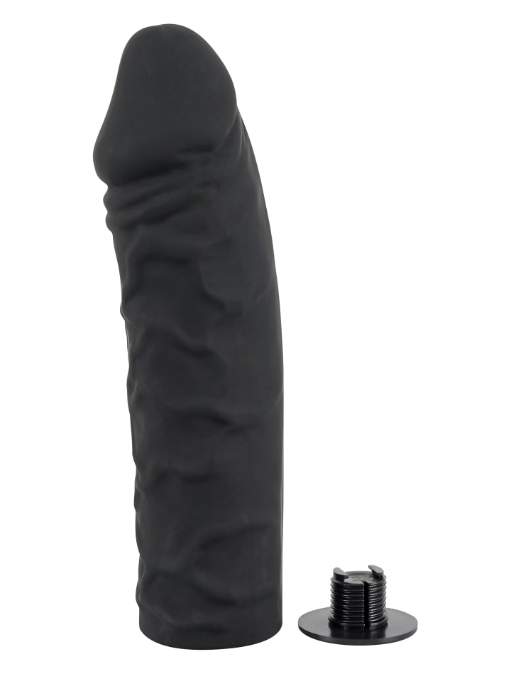 You2Toys Strap-On Silicone Strap-On in schwarz günstig kaufen 17 cm