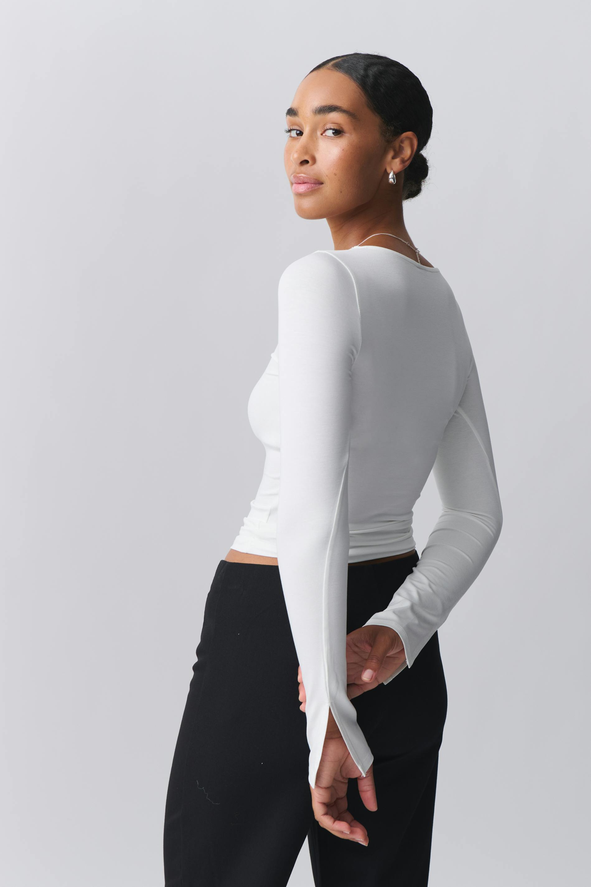 Soft touch jersey top