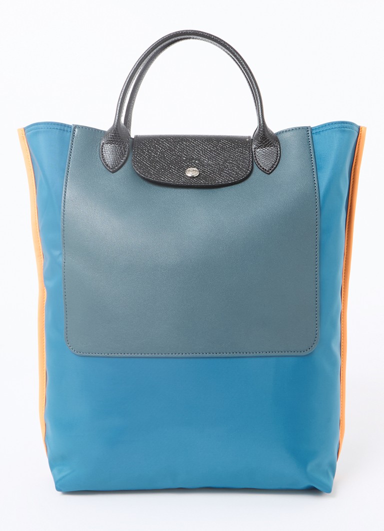 Longchamp Cabas-veske M med skinndetaljer