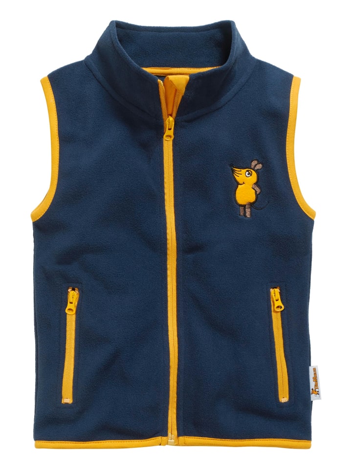 Playshoes Fleece-Weste DIE MAUS in Marine günstig kaufen