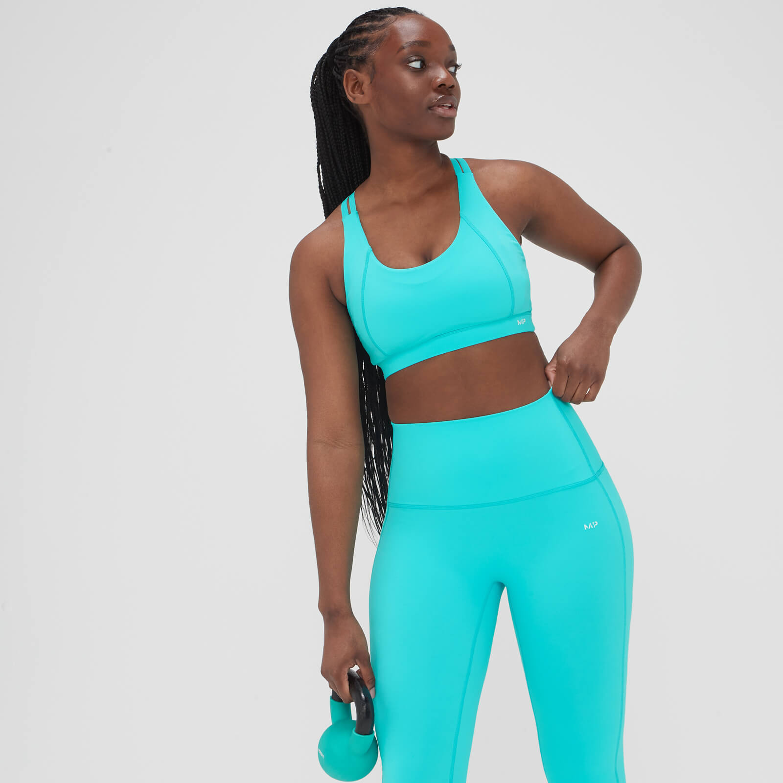 Brassière de sport MP Adapt pour femmes – Turquoise vif