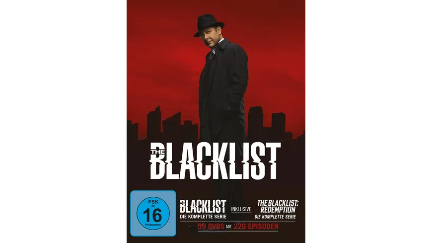 The Blacklist - Die komplette Serie  [59 DVDs]
