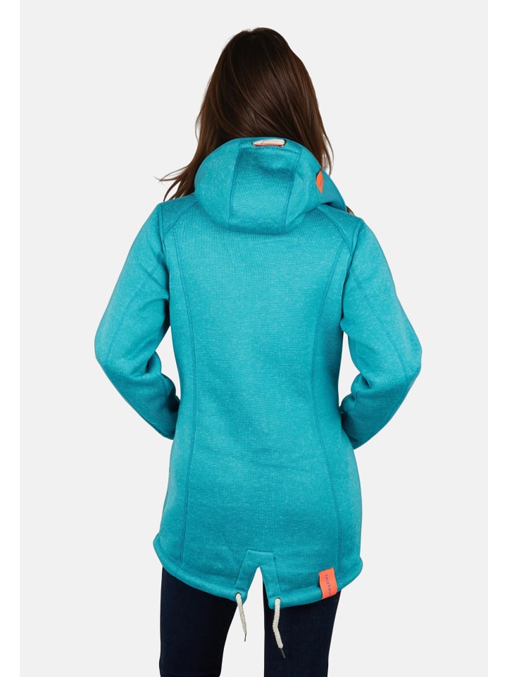 Salzhaut Strickfleecemantel Tärgern in Scuba Blue günstig kaufen