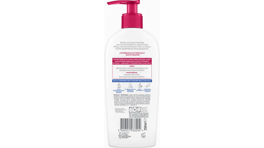 Mixa Urea Cica Repair Body Milk 250 ml