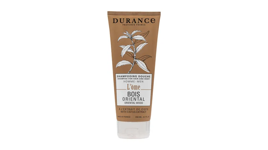 DURANCE L'Ome Duschgel & Shampoo orientalisches Holz 200 ml