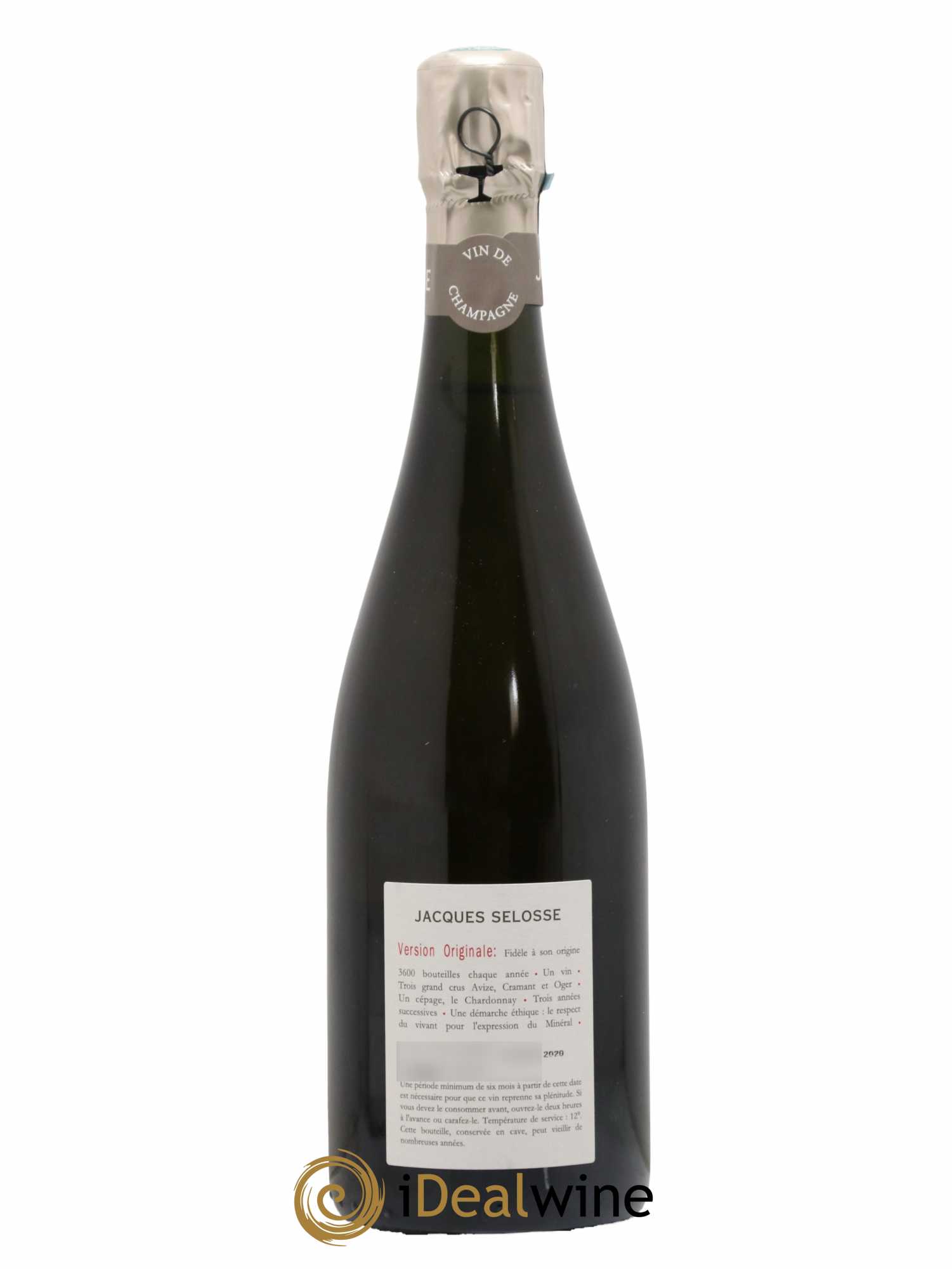 Version Originale Jacques Selosse   - Lot de 1 Bouteille