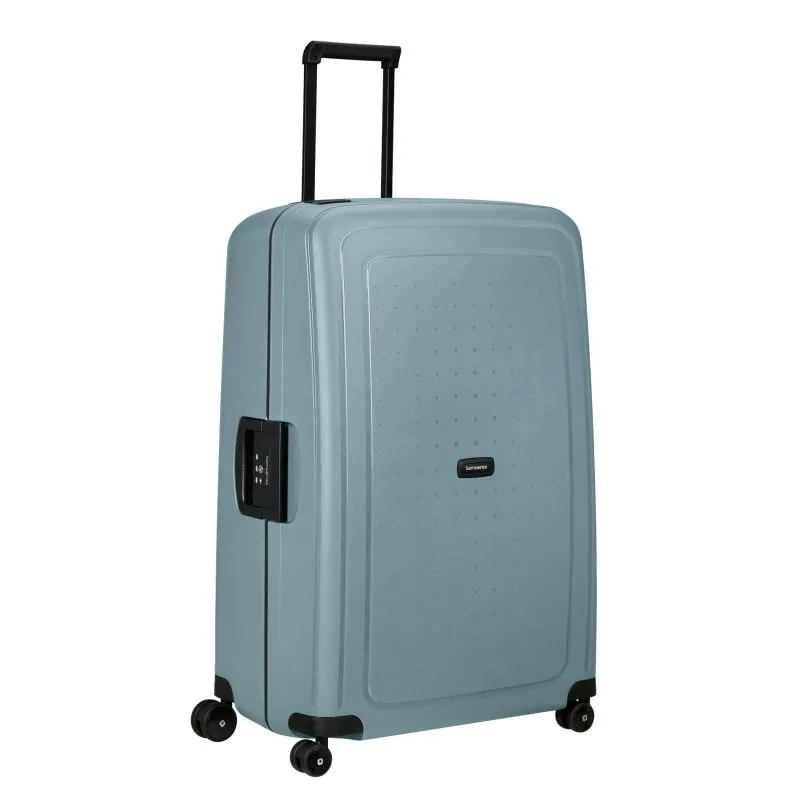 Samsonite S'CURE Spinner mit 4 Rollen 81cm XL - ICY BLUE