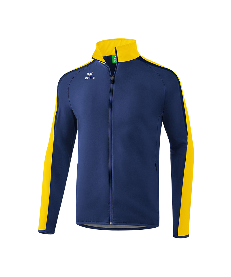 Erima Liga 2.0 Präsentationsjacke Blau Gelb