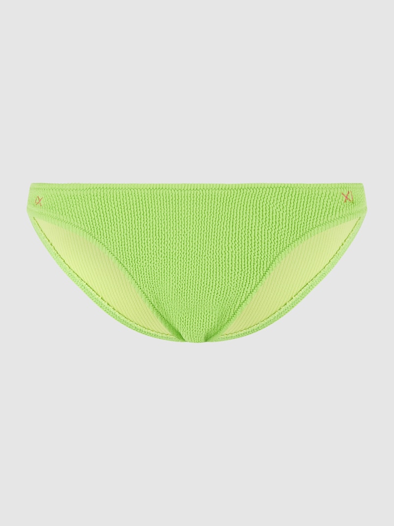 Bikini-Hose mit Rippenstruktur Modell 'Naida' in grün