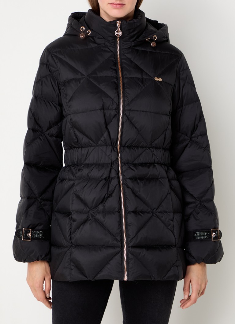 Liu Jo Puffer jack se setkal s donsvullingem en capuchon