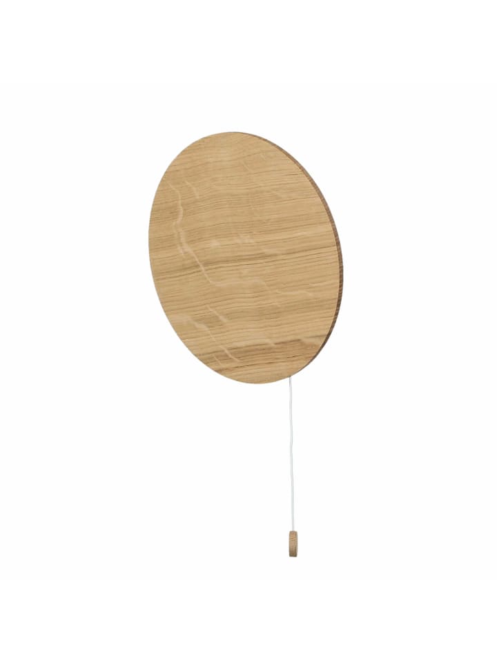 Licht-Erlebnisse Wandlampe in Schwarz Holz (hell) günstig kaufen onesize