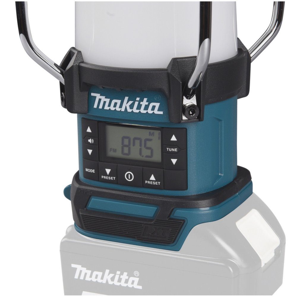 Makita DMR055 - Akku-Laternenradio - blau/schwarz Baustellenradio