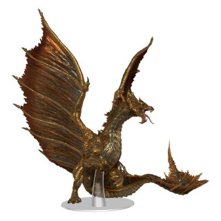 D&D Icons of the Realms - Adult Brass Dragon 30 cm (Prepainted)