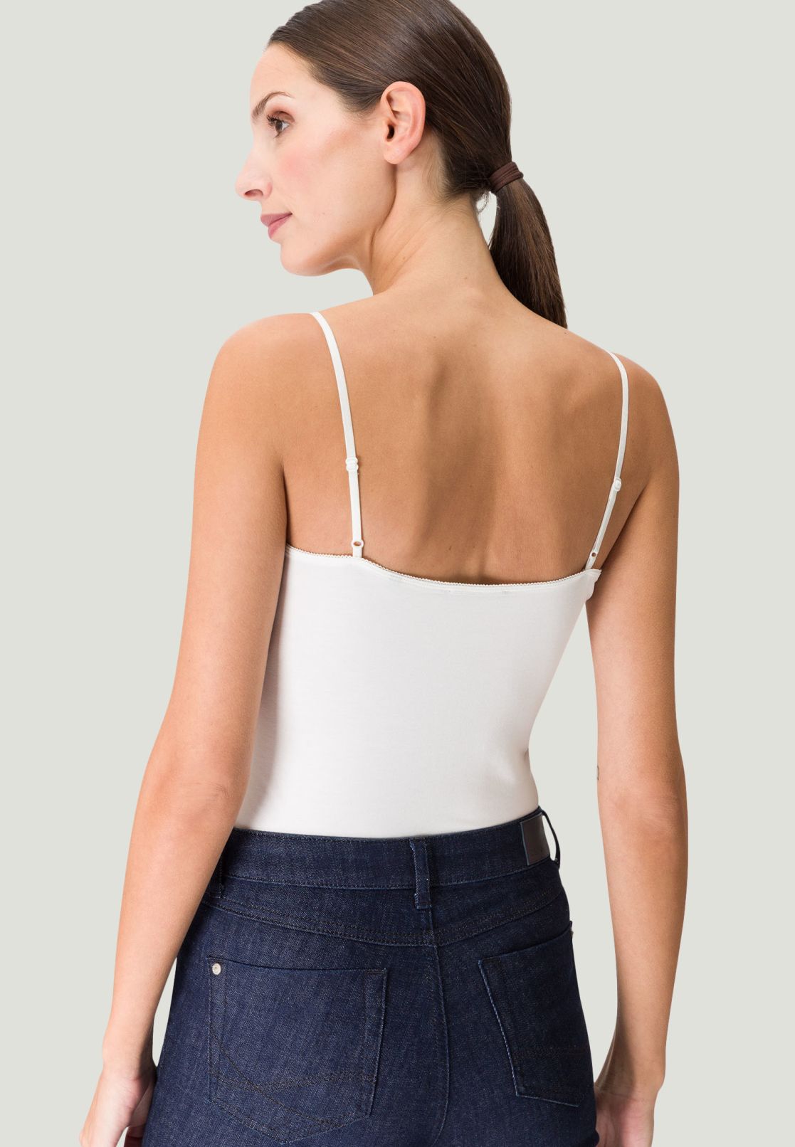 Top mit Spitzenkante Style Tessa