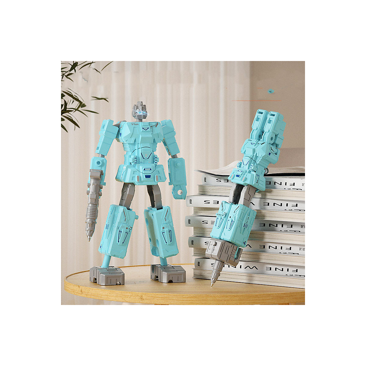 Schreibwarenstift für Kinder 4pcs Roboter verformbarer Stift kreatives Briefpapier Lernspielzeug