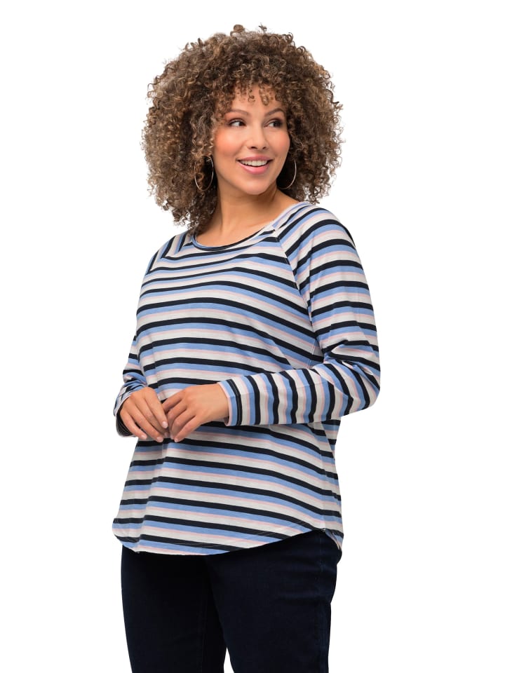Ulla Popken Longshirt in marine günstig kaufen