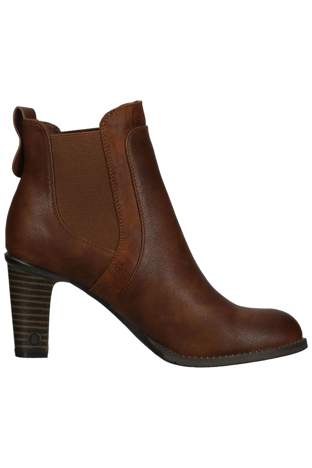 Mustang  Stiefelette - Braun - Blockabsatz