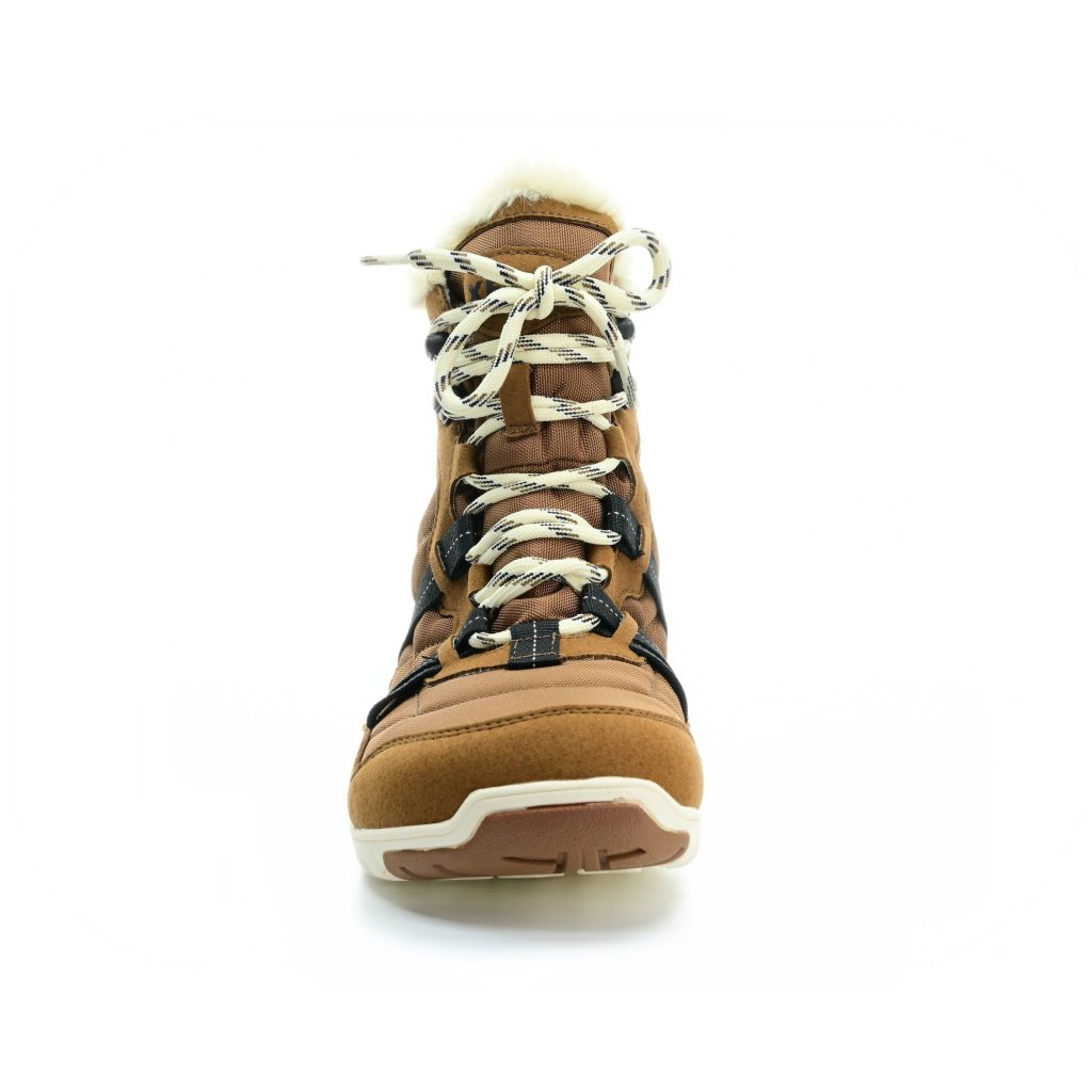 Xero Shoes Alpine W Rubber Brown/Eggshell braune Barfuß-Begschuhe