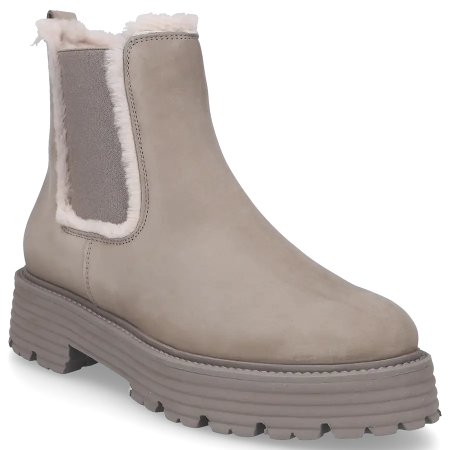305 SOBE - Chelsea Boots KAMPEN gefüttert - grau