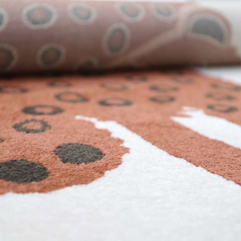 Tapis petit léopard 120x170cm KLEO SIENNA