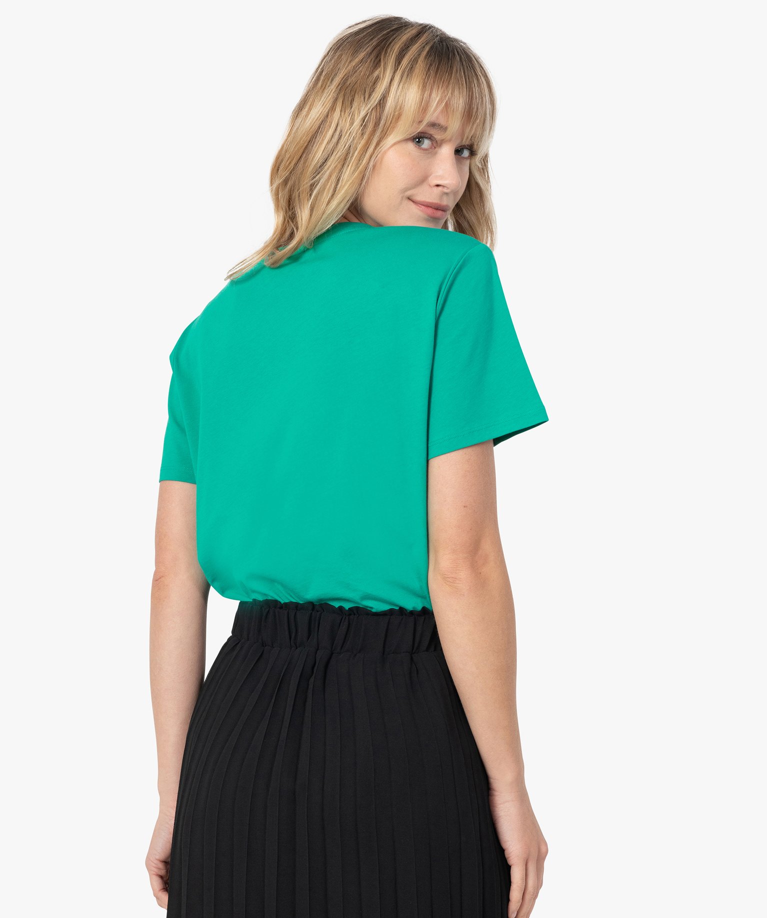 Tee-shirt femme avec message scintillant | GEMO