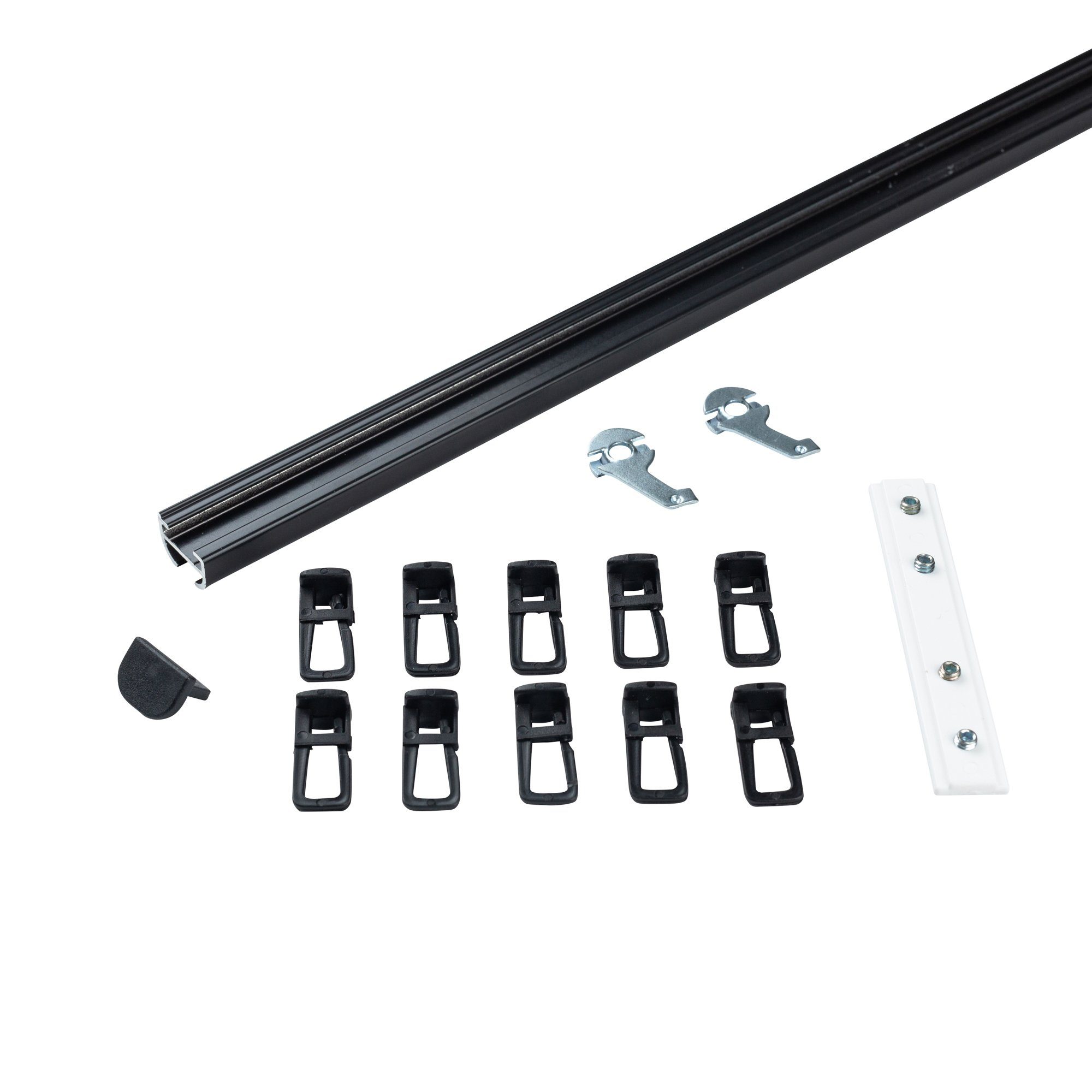 Vorhangschiene SC Set, 1-läufig, Innenlauf, SN DECO GROUP, Fixmaß, Verschraubt