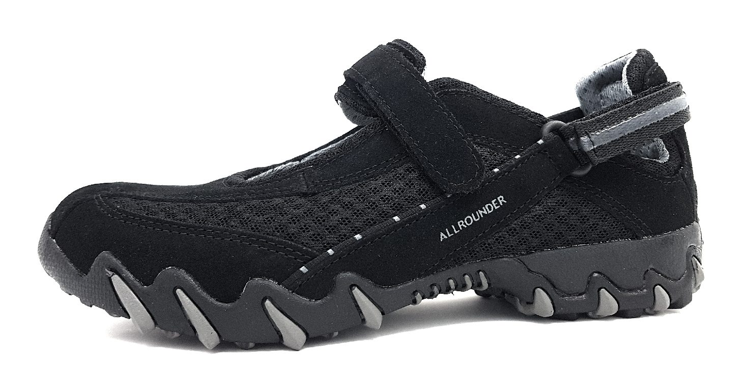 Allrounder by Mephisto Niro C. Suede P2007637 Schwarz 14 Black