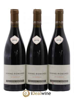 Vosne-Romanée Les Barreaux Philippe Cheron 2018 - Lot de 3 Bouteilles