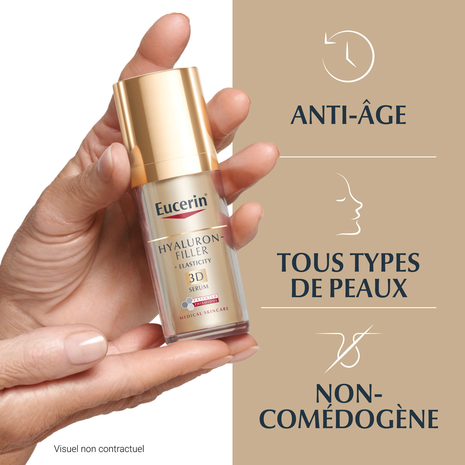 Eucerin Hyaluron Filler +Elasticity Sérum Anti-Age, Tâches Brunes & Rides