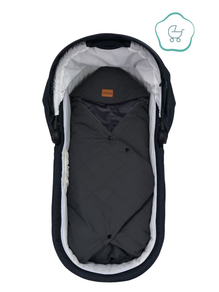 fillikid Winterfußsack Einschlagdecke Palü Exklusiv in Grau günstig kaufen onesize