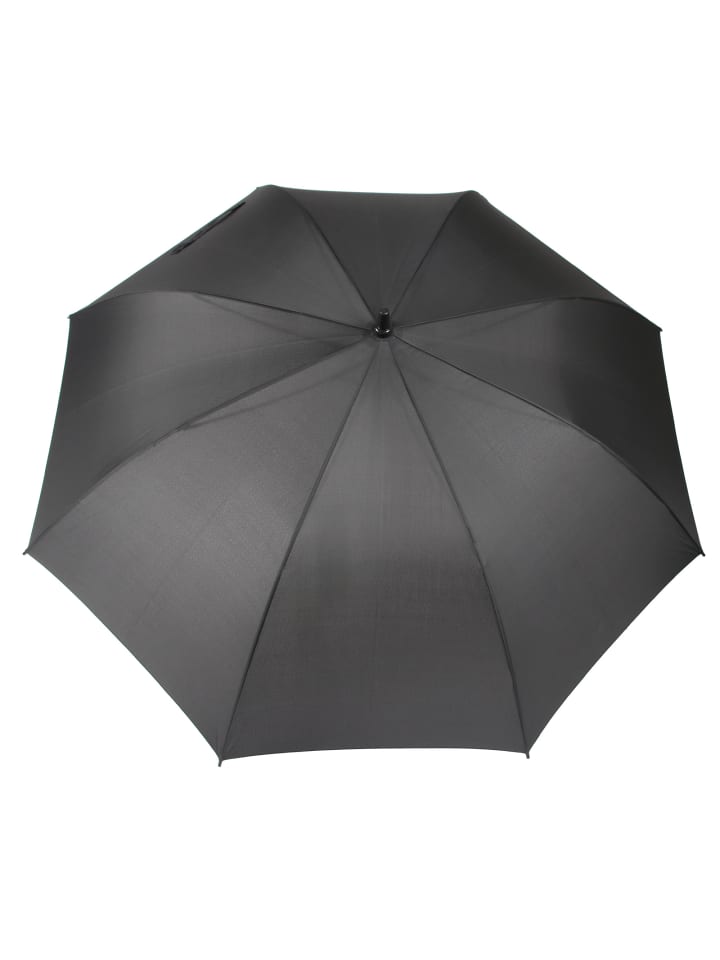 COFI 1453 Fiberglasstockschirm  ø130 cm Schwarz in Schwarz günstig kaufen 130 cm