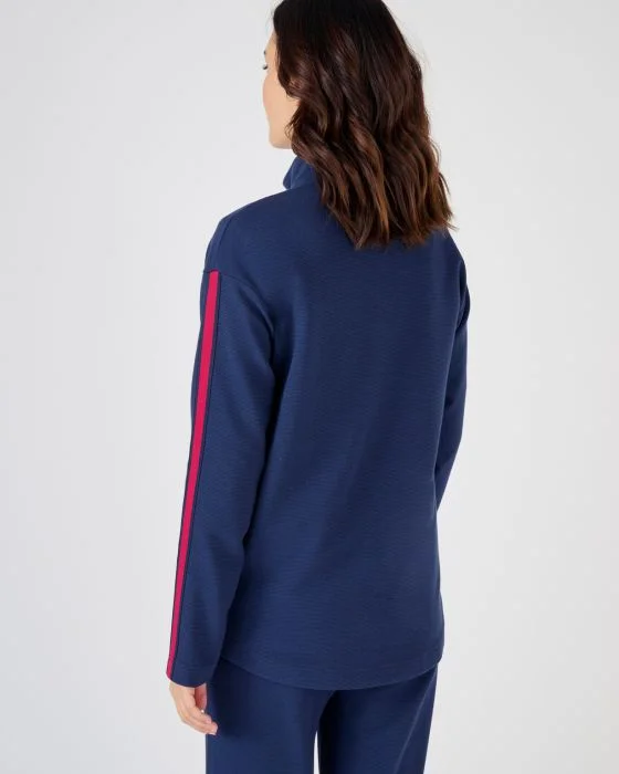 Gilet zippé maille ottoman