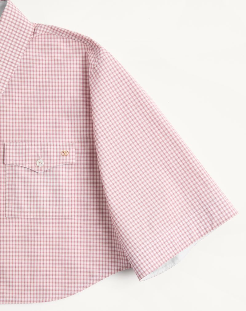 Camisa com estampa xadrez