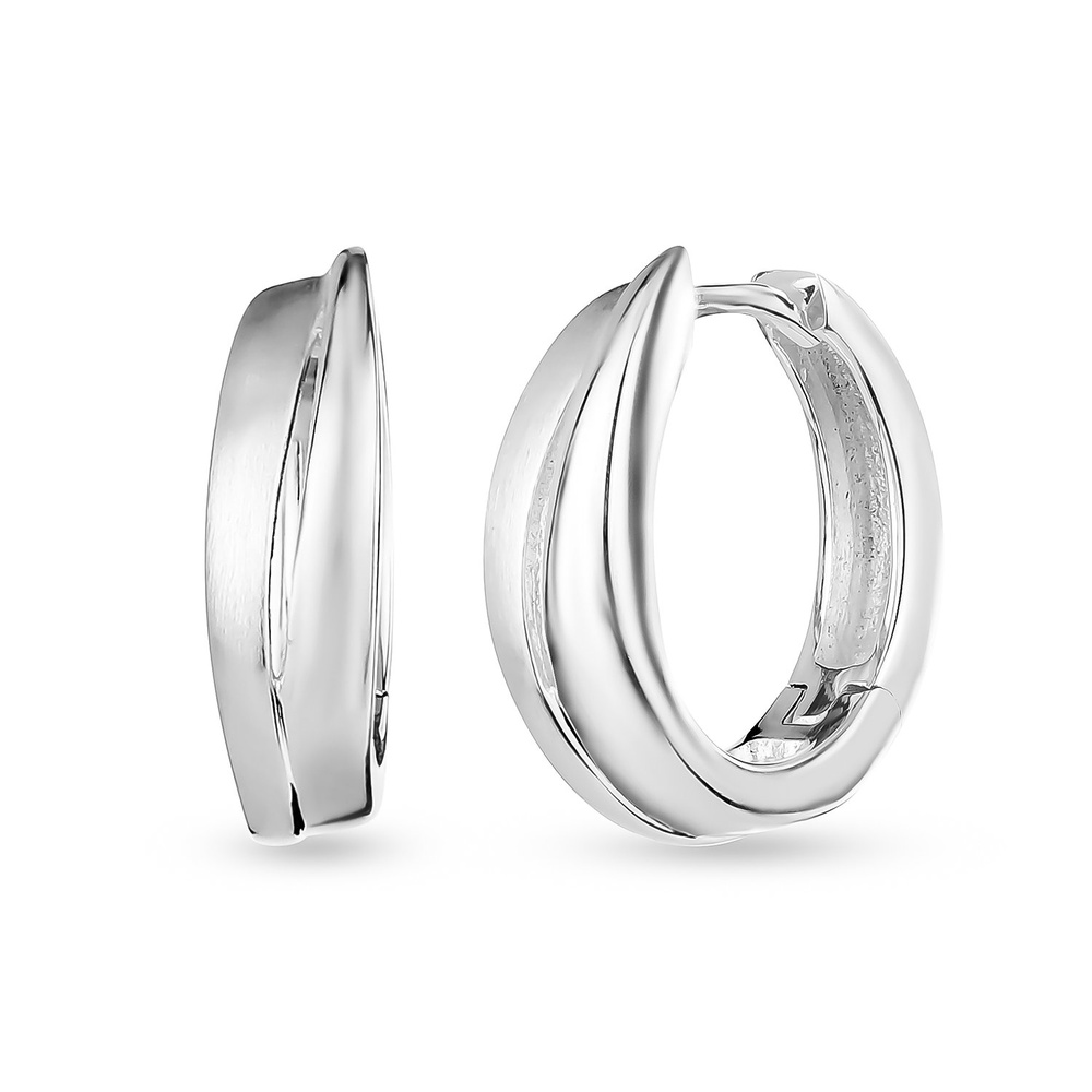 FAVS Créoles 925 Argent Boucles d'oreilles