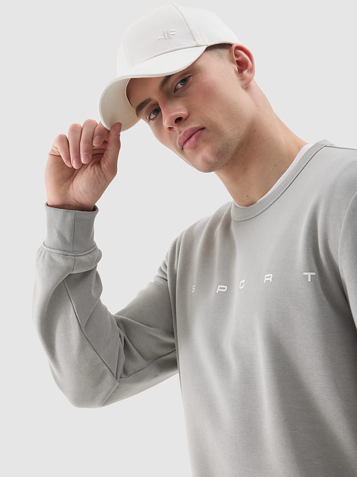 4F Sweatshirt in Grau günstig kaufen