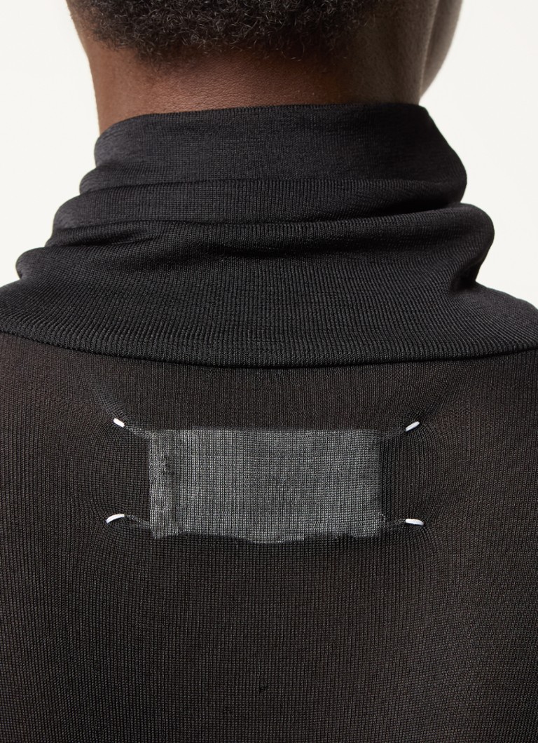 Body a collo alto semitrasparente di Maison Margiela
