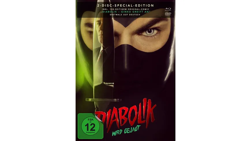 Diabolik wird gejagt - Special Edition mit Comic  (Blu-ray+DVD)