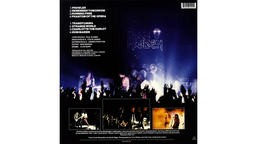 Iron Maiden BLACK VINYL