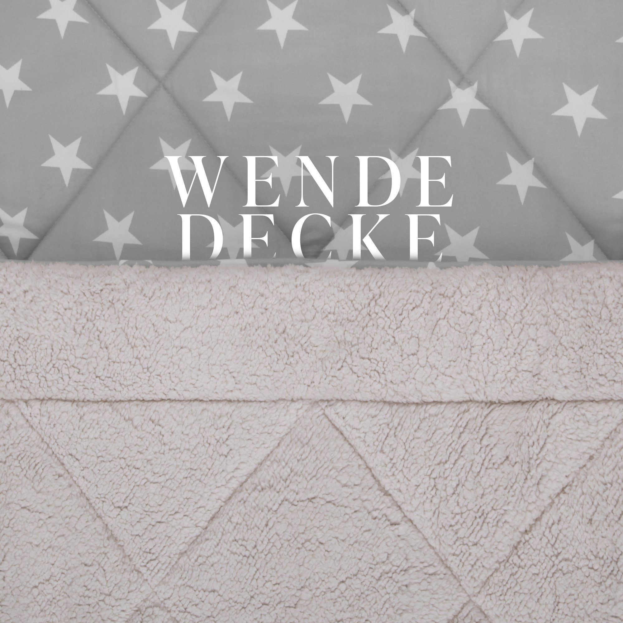 Microfaserbettdecke, Wende Steppdecke, Bestlivings, Füllung: Polyester, Bezug: Mikrofaser/Sherpa-Fleece, Wende Bettdecke 135x200cm - Steppbett Sherpa-Fleece Flauschig