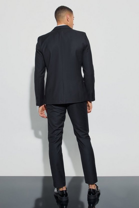 Einreihige Jacke mit Tasche