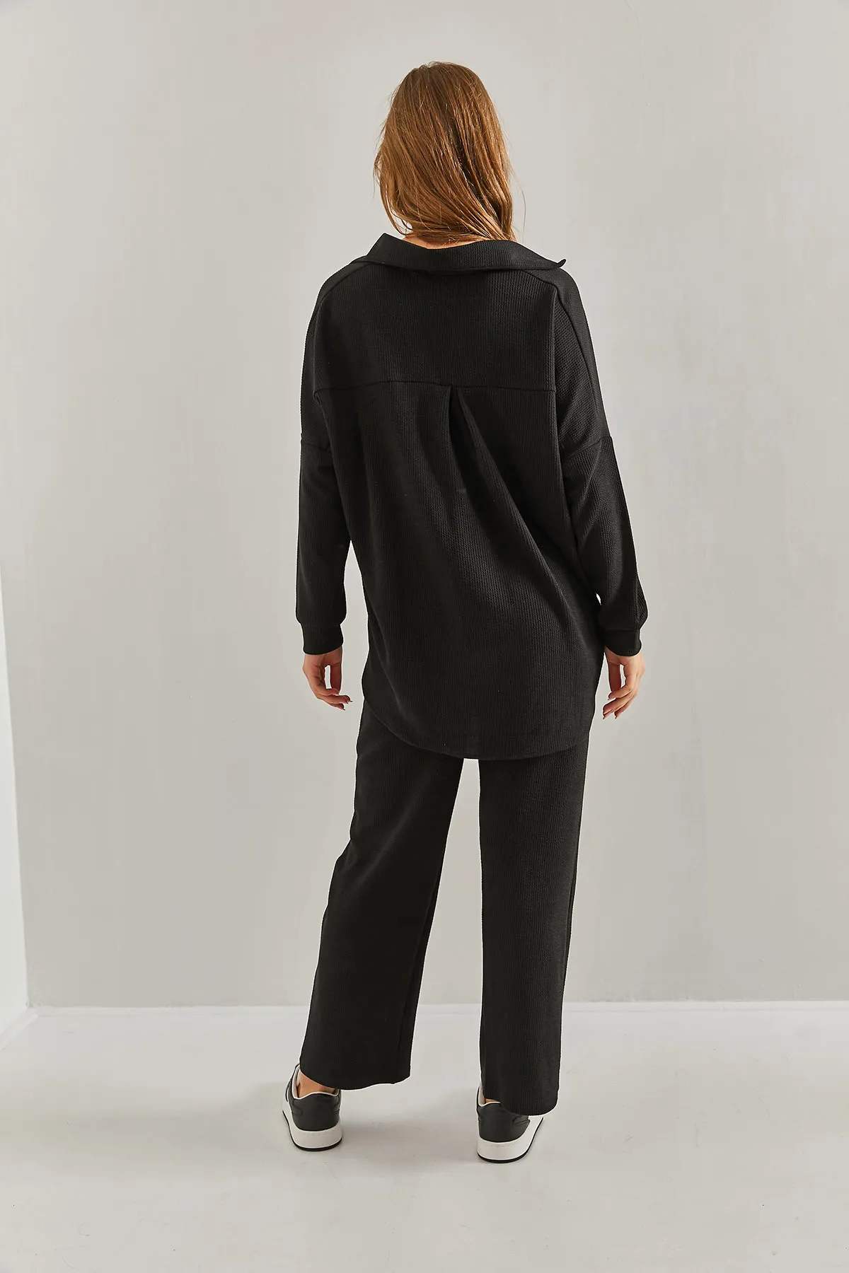 Bianco Lucci  Damen-Ottomane-Unterteil-Oberteil-Set aus Stoff
