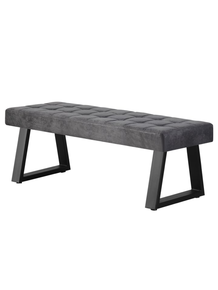 B&D Home Sitzbank DOLCE in Schwarz - (B)140 x (H)48 x (T)48 cm günstig kaufen 140 cm