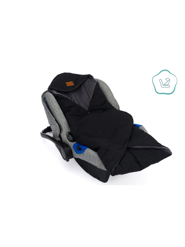 fillikid Winterfußsack Einschlagdecke Palü Exklusiv in Schwarz günstig kaufen onesize