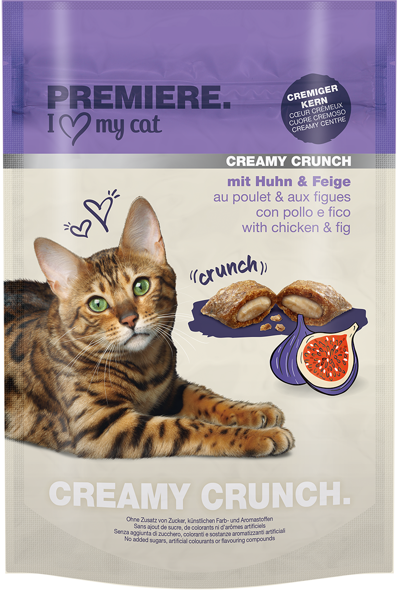 PREMIERE Snacks PREMIERE Creamy Crunch mit Huhn & Feige 4x180g