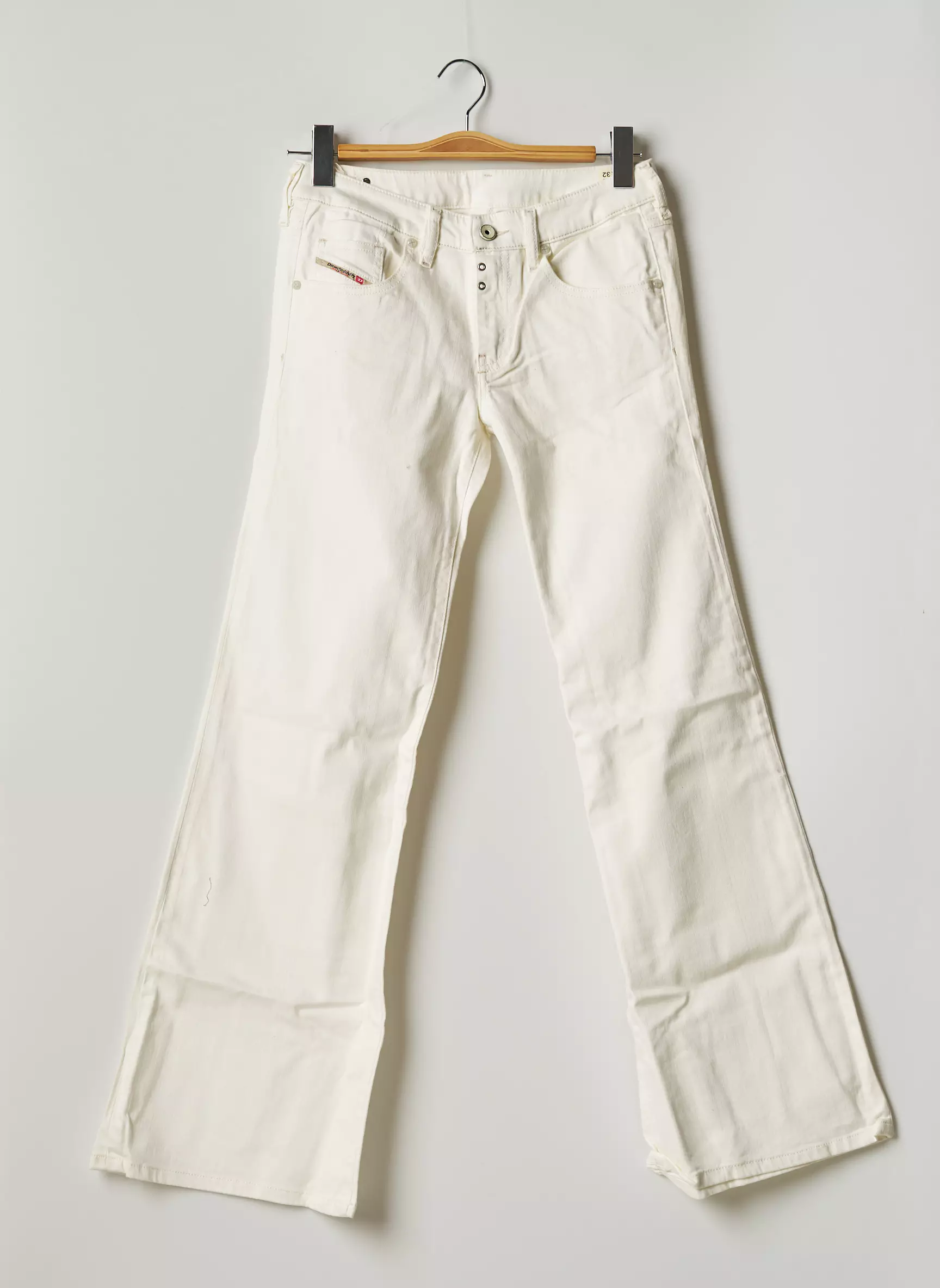Diesel Pantalons Larges Femme couleur beige