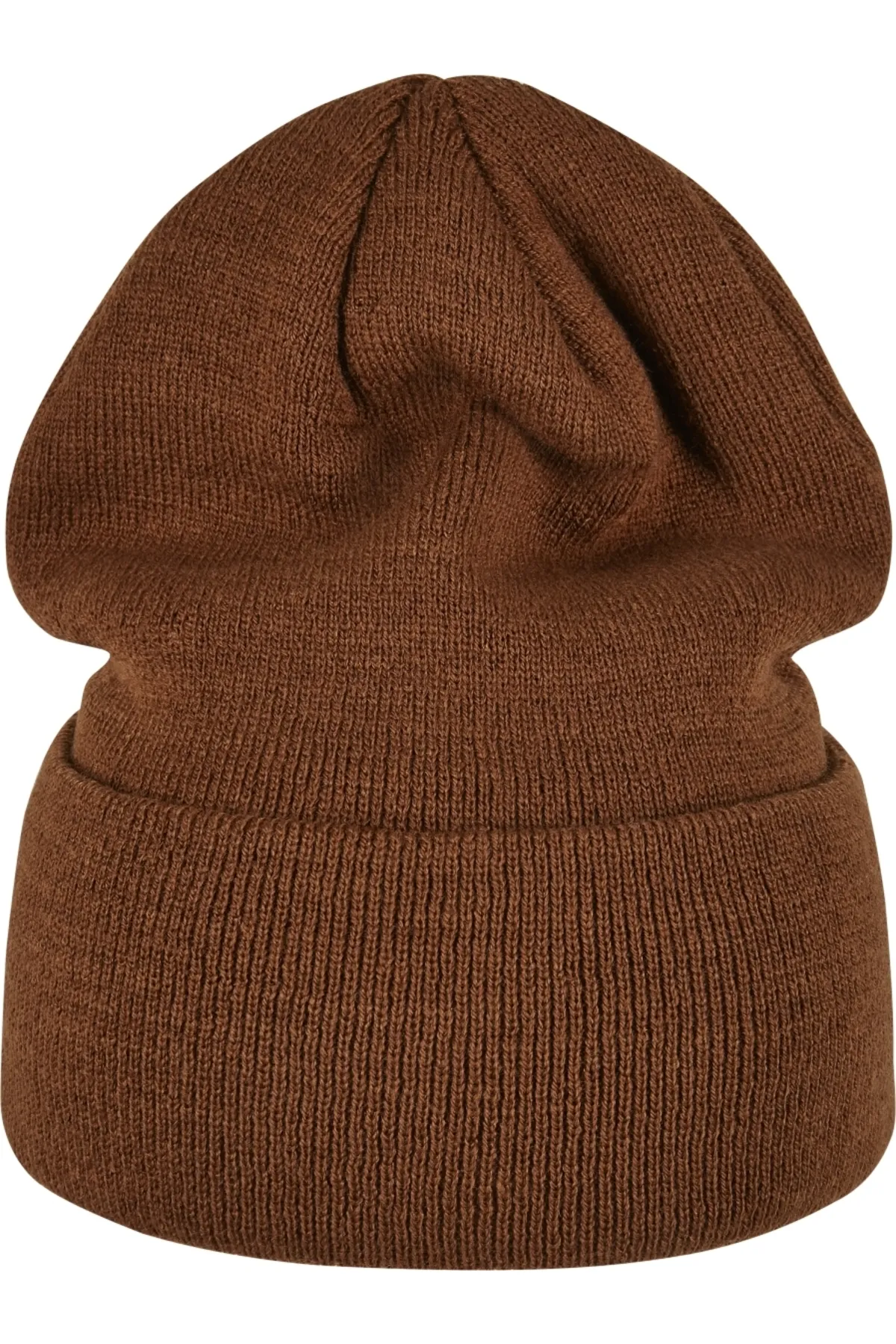 Urban Classics  Unisex Lange Beanie mit Kunstlederpatch